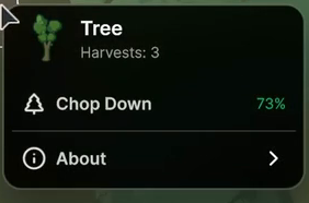 tree context menu