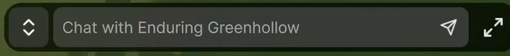 chat input