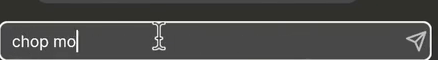 conversation input