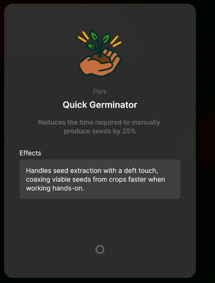 left perk card