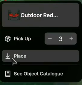 item context menu