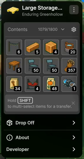 storage inventory