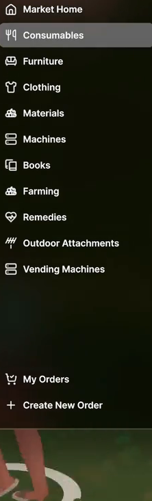 marketplace sidebar